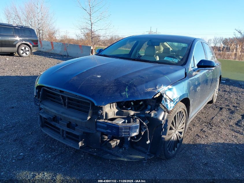 2017 Lincoln Mkz Hybrid Reserve VIN: 3LN6L5MU0HR654497 Lot: 43801132