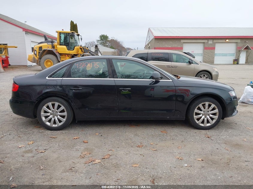 2009 Audi A4 2.0T Premium VIN: WAUSF78K59A089011 Lot: 43801175