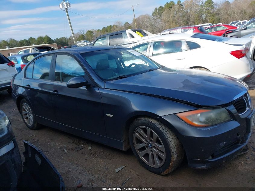 2007 BMW 328I VIN: WBAVA33517KX77620 Lot: 43801197