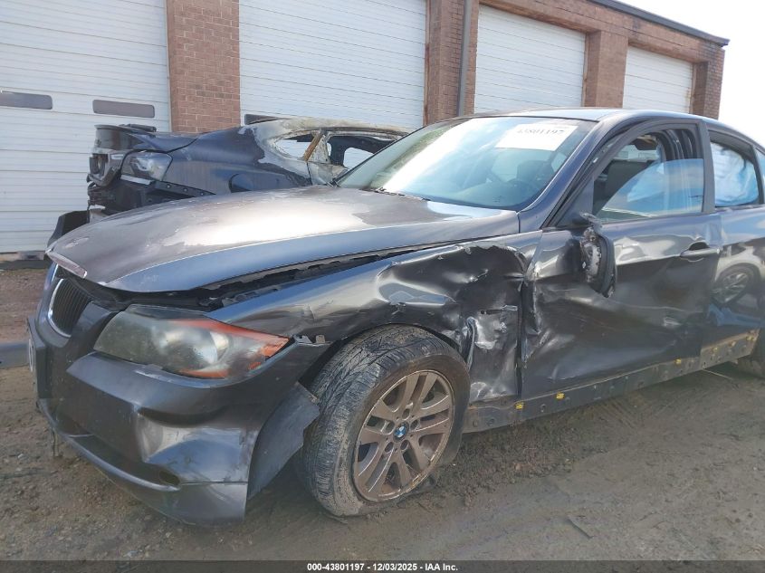 2007 BMW 328I VIN: WBAVA33517KX77620 Lot: 43801197