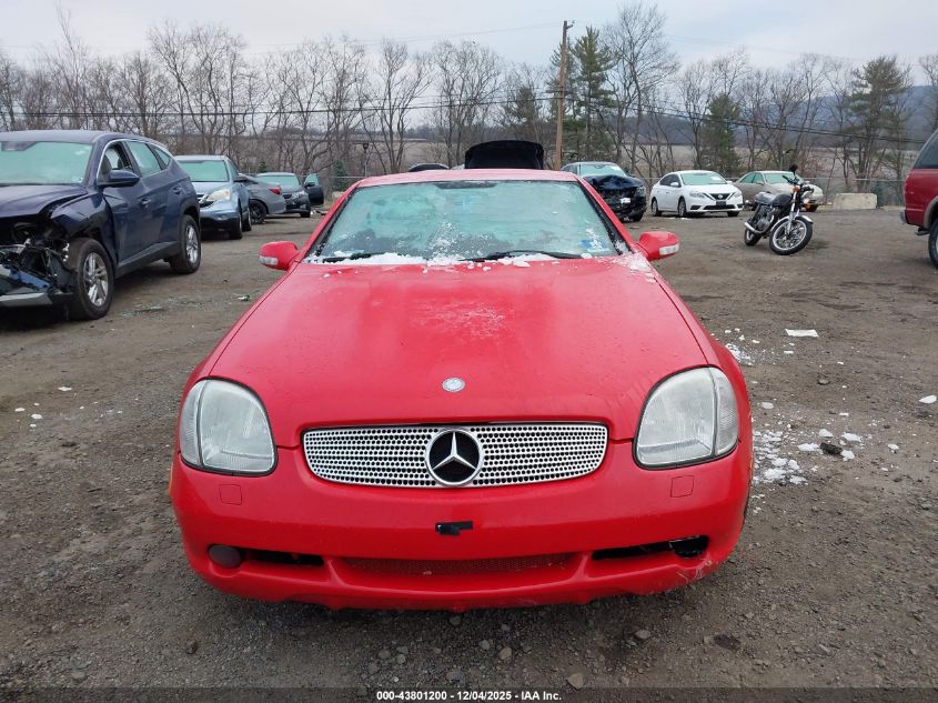 2001 Mercedes-Benz Slk 320 VIN: WDBKK65F31F181790 Lot: 43801200