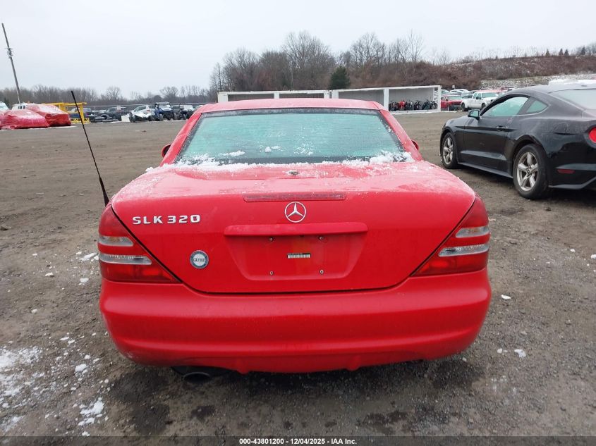 2001 Mercedes-Benz Slk 320 VIN: WDBKK65F31F181790 Lot: 43801200