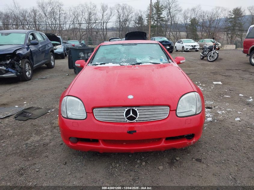 2001 Mercedes-Benz Slk 320 VIN: WDBKK65F31F181790 Lot: 43801200