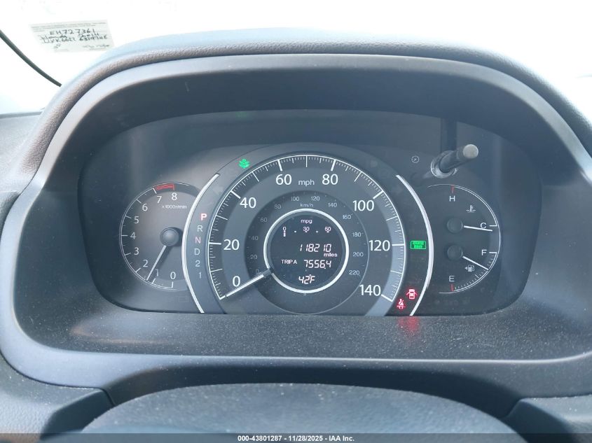 2014 Honda Cr-V Lx VIN: 2HKRM4H30EH727361 Lot: 43801287