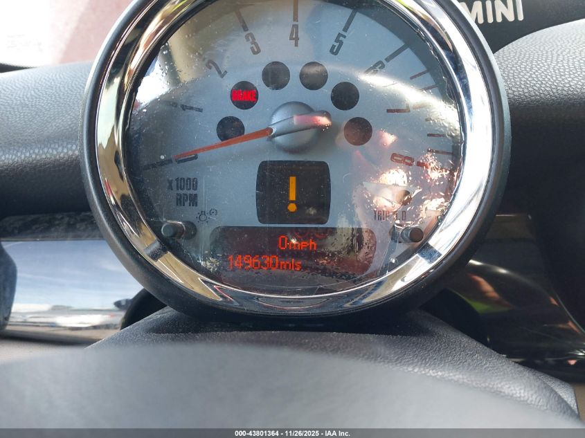 2012 Mini Cooper S VIN: WMWSV3C54CTY26126 Lot: 43801364