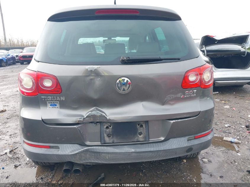 2009 Volkswagen Tiguan Se/Sel VIN: WVGBV95N99W000040 Lot: 43801379