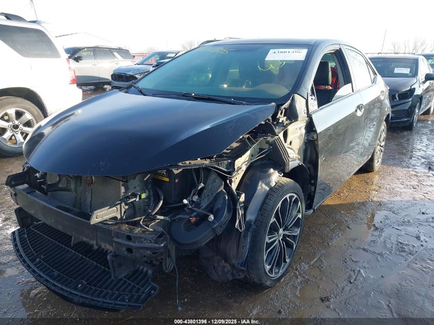 2015 Toyota Corolla S Plus VIN: 2T1BURHE7FC444637 Lot: 43801396