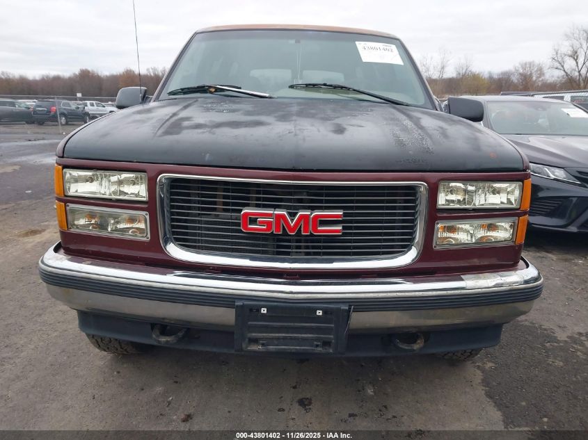 1995 GMC Yukon VIN: 1GKEK13K7SJ760642 Lot: 43801402