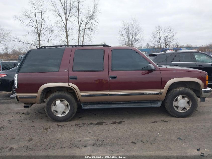 1995 GMC Yukon VIN: 1GKEK13K7SJ760642 Lot: 43801402