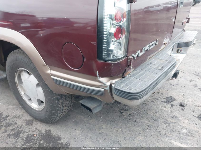 1995 GMC Yukon VIN: 1GKEK13K7SJ760642 Lot: 43801402