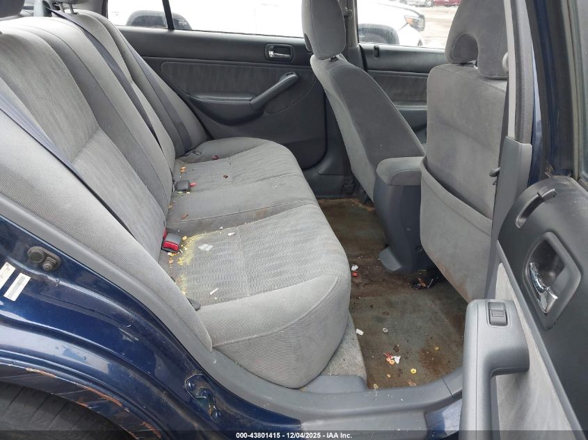 2005 Honda Civic Lx VIN: 2HGES16595H543005 Lot: 43801415