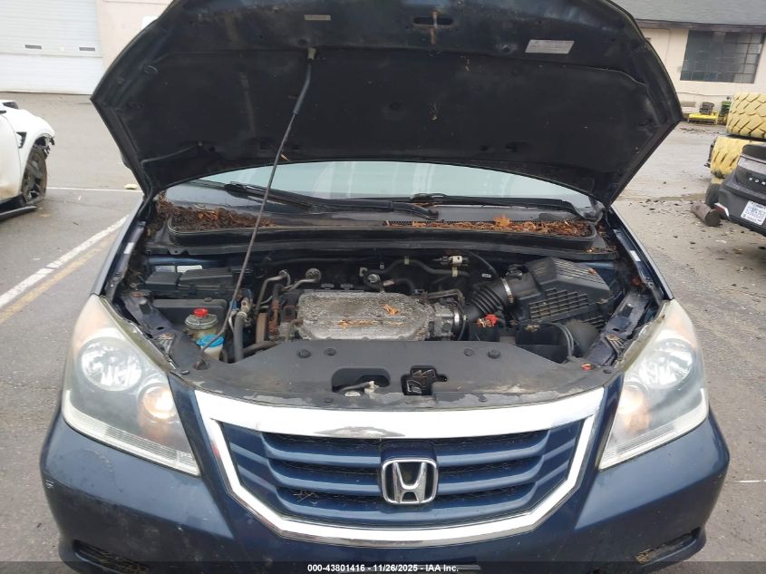 2010 Honda Odyssey Ex-L VIN: 5FNRL3H62AB036140 Lot: 43801416