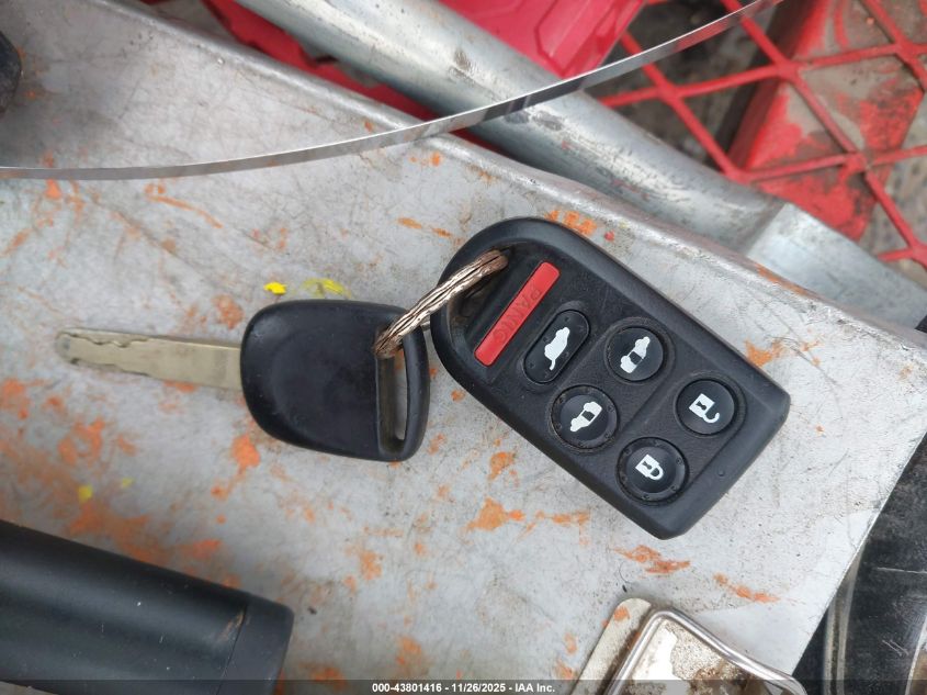 2010 Honda Odyssey Ex-L VIN: 5FNRL3H62AB036140 Lot: 43801416