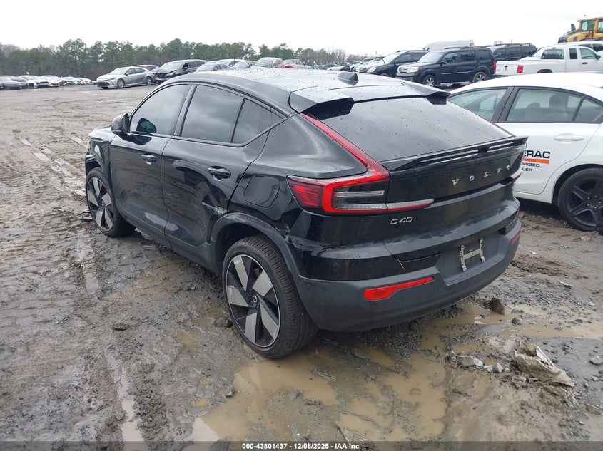 Vin: yv4ed3gb7n2009600, lot: 44296895, volvo c40 recharge pure electric p8 ultimate 20223