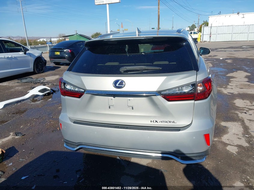2021 Lexus Rx 450Hl VIN: JTJHGKFA5M2019516 Lot: 43801452