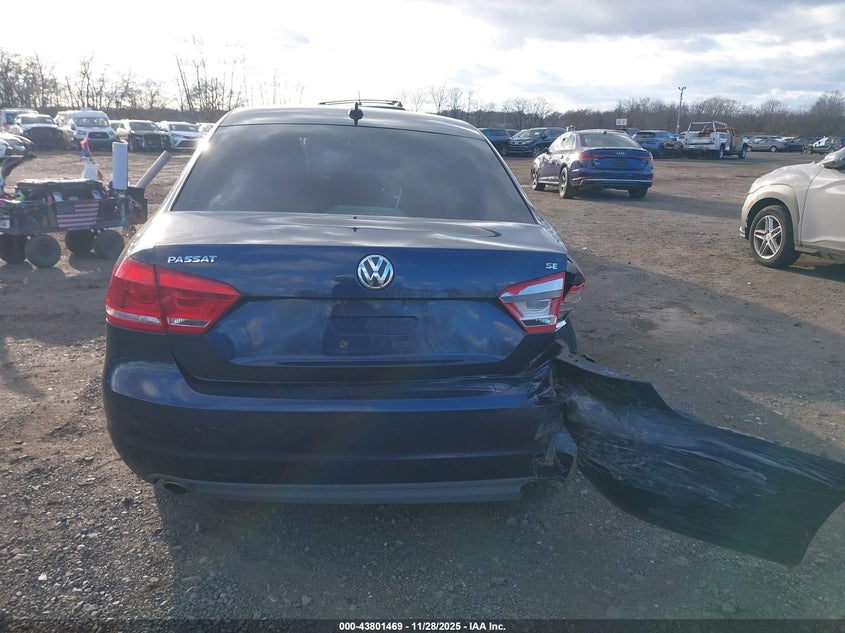 2012 Volkswagen Passat 2.5L Se VIN: 1VWBP7A38CC030675 Lot: 43801469