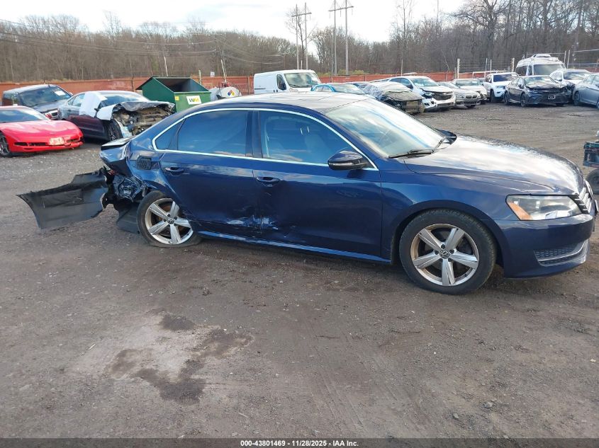 2012 Volkswagen Passat 2.5L Se VIN: 1VWBP7A38CC030675 Lot: 43801469