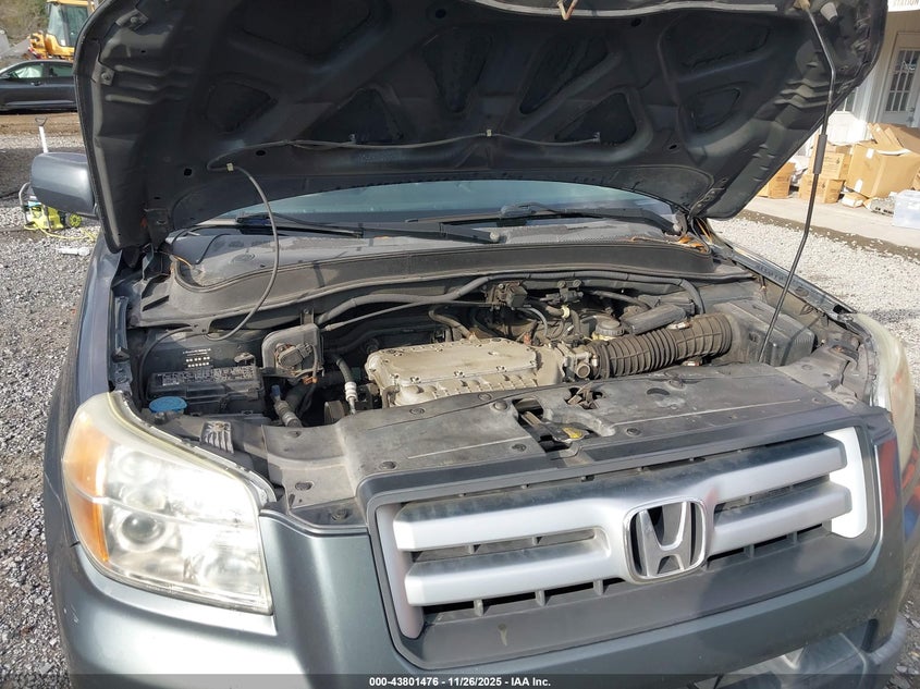 2006 Honda Pilot Ex-L VIN: 5FNYF18626B024830 Lot: 43801476