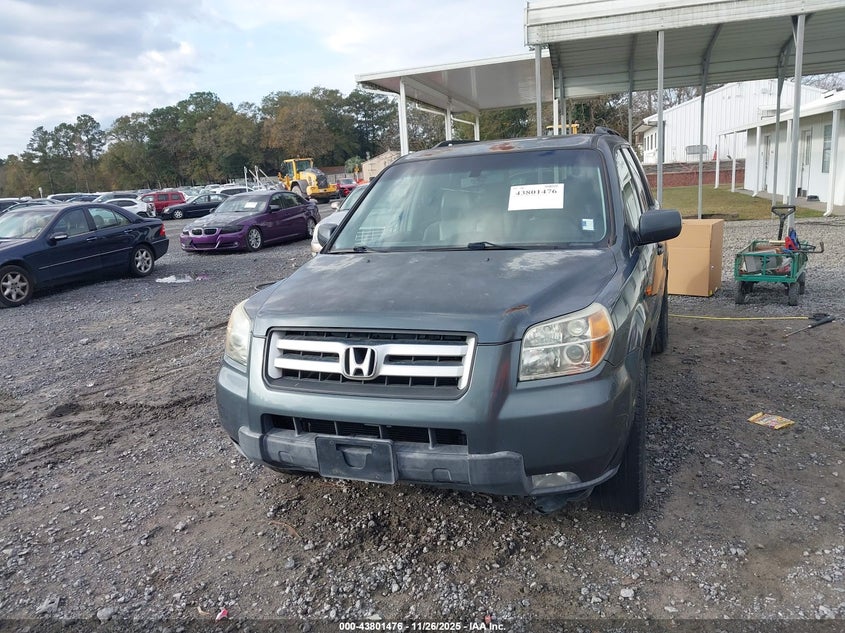 2006 Honda Pilot Ex-L VIN: 5FNYF18626B024830 Lot: 43801476