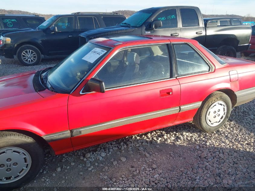 1986 Honda Prelude 1800 VIN: JHMAB5225GC012775 Lot: 43801482