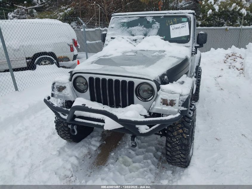 2006 Jeep Wrangler X VIN: 1J4FA39S86P728995 Lot: 43801497