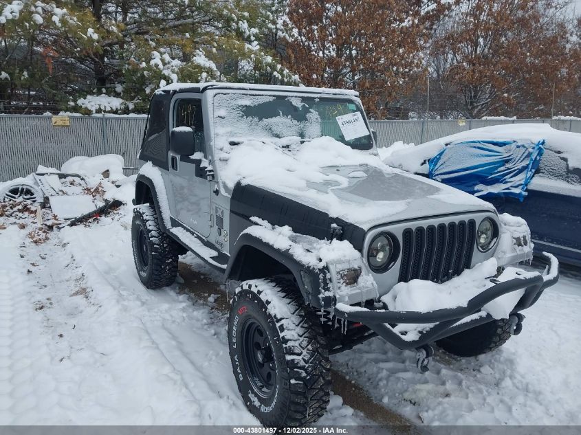2006 Jeep Wrangler X VIN: 1J4FA39S86P728995 Lot: 43801497