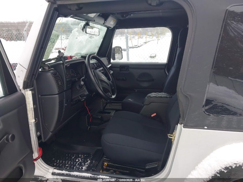 2006 Jeep Wrangler X VIN: 1J4FA39S86P728995 Lot: 43801497