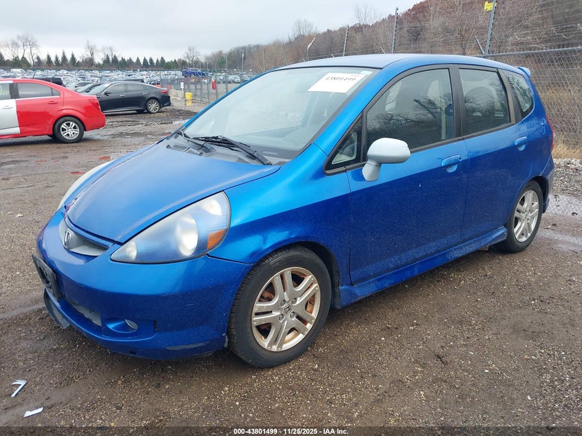 2008 Honda Fit Sport VIN: JHMGD37628S000711 Lot: 43801499