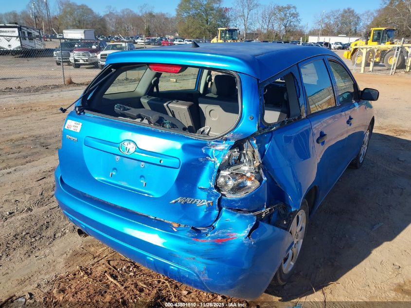 2008 Toyota Matrix VIN: 2T1KR32E88C708314 Lot: 43801510