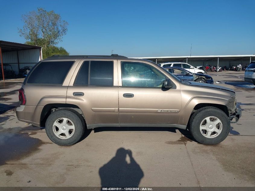 2002 Chevrolet Trailblazer Ls VIN: 1GNDS13S822487039 Lot: 43801511