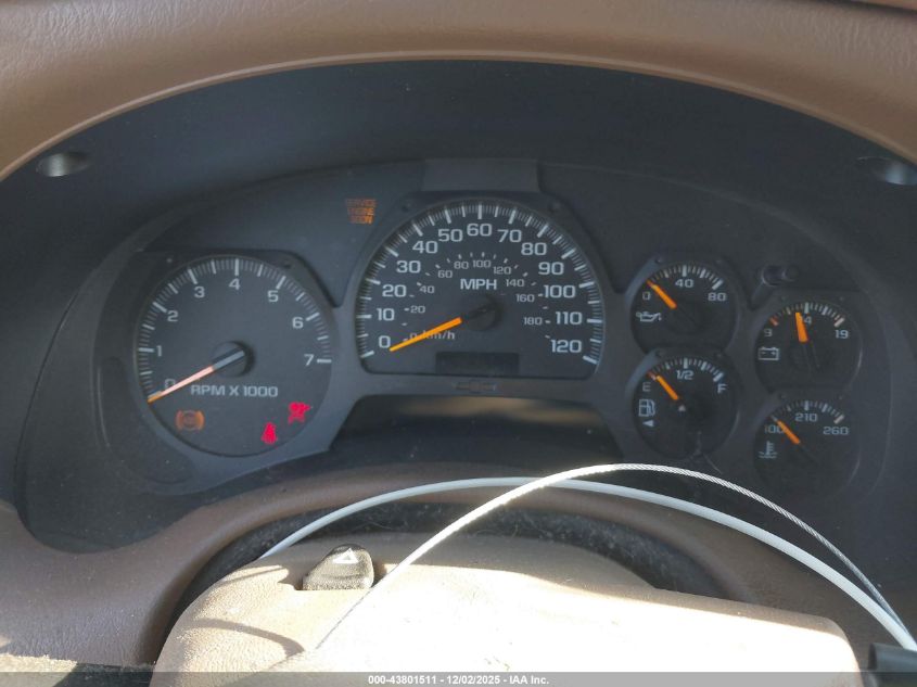 2002 Chevrolet Trailblazer Ls VIN: 1GNDS13S822487039 Lot: 43801511