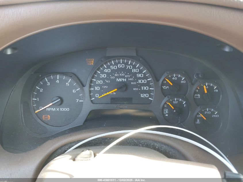 2002 Chevrolet Trailblazer Ls VIN: 1GNDS13S822487039 Lot: 43801511