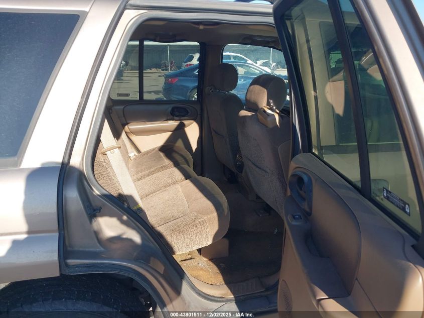 2002 Chevrolet Trailblazer Ls VIN: 1GNDS13S822487039 Lot: 43801511