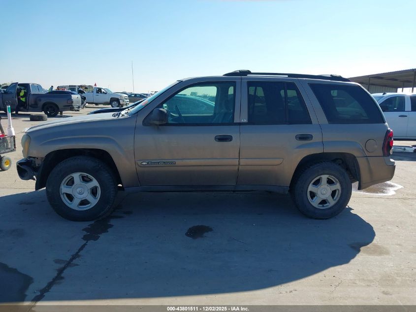 2002 Chevrolet Trailblazer Ls VIN: 1GNDS13S822487039 Lot: 43801511