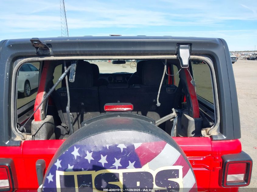 2021 Jeep Wrangler Unlimited Sport Rhd 4X4 VIN: 1C4HJXKN1MW660472 Lot: 43801512