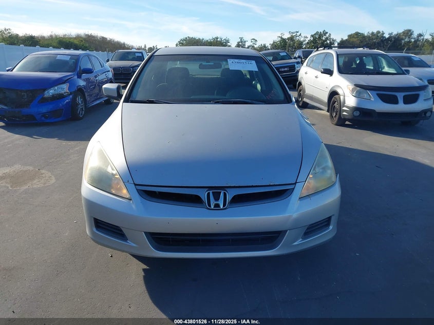2006 Honda Accord 2.4 Lx VIN: 1HGCM56456A127713 Lot: 43801526