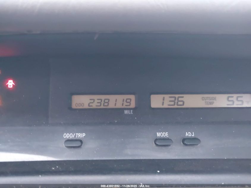 2001 Toyota Avalon Xl VIN: 4T1BF28B91U121866 Lot: 43801592