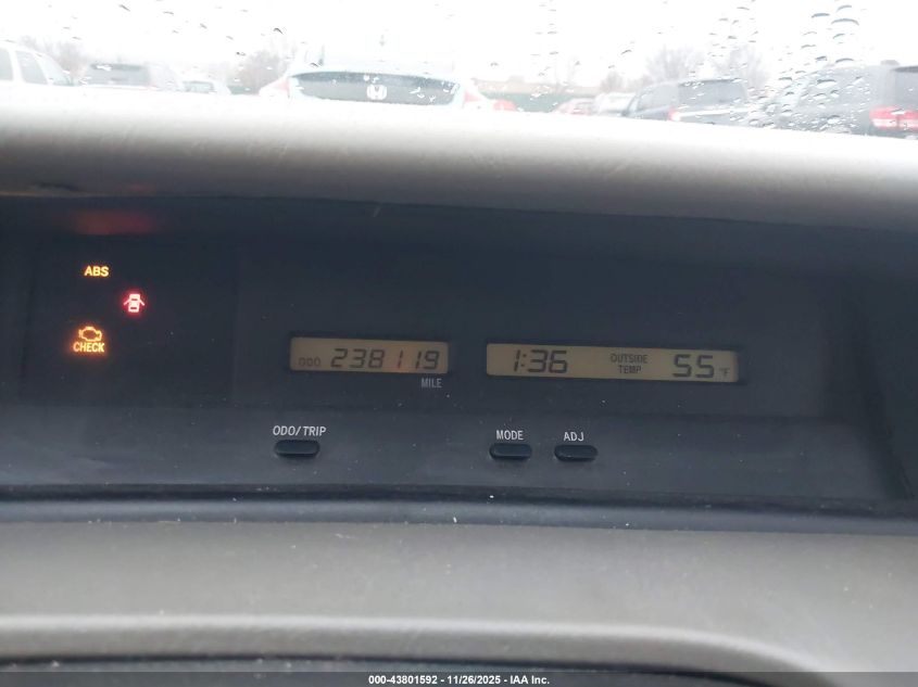 2001 Toyota Avalon Xl VIN: 4T1BF28B91U121866 Lot: 43801592