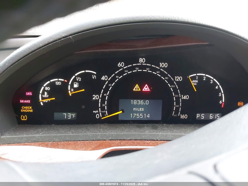 2005 Mercedes-Benz S 430 VIN: WDBNG70J05A457930 Lot: 43801674