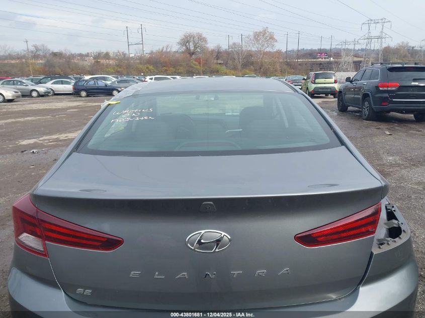 2019 Hyundai Elantra Se VIN: 5NPD74LF7KH419070 Lot: 43801681