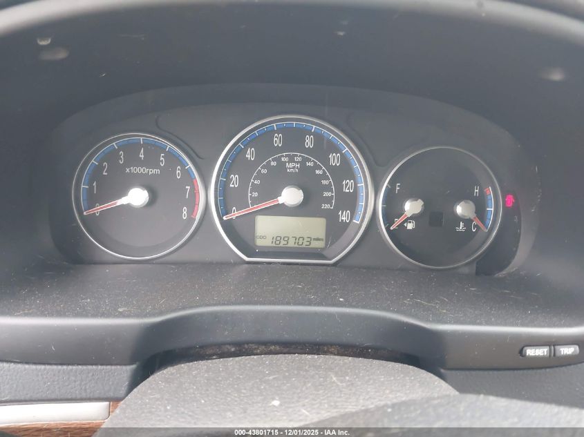 2009 Hyundai Santa Fe Limited VIN: 5NMSH13E59H282048 Lot: 43801715