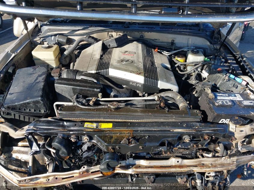 1999 Lexus Lx 470 VIN: JT6HT00W4X0049394 Lot: 43801724