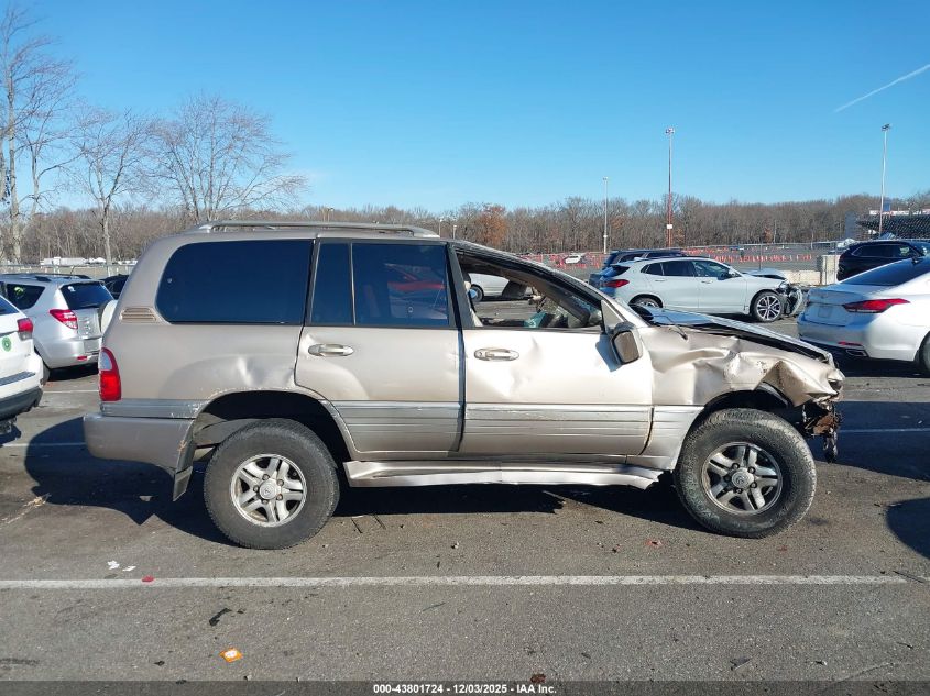 1999 Lexus Lx 470 VIN: JT6HT00W4X0049394 Lot: 43801724