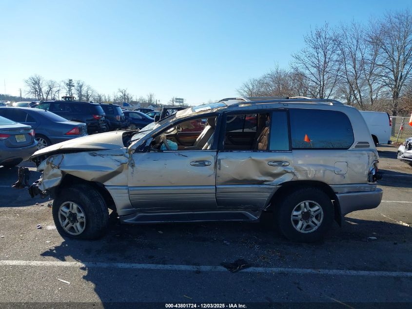 1999 Lexus Lx 470 VIN: JT6HT00W4X0049394 Lot: 43801724