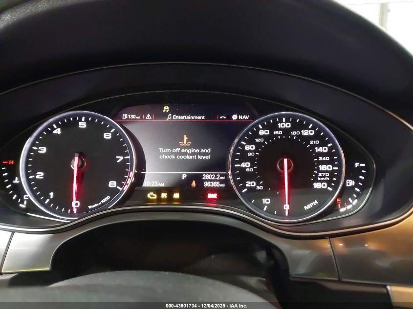 2012 Audi A6 3.0 Premium VIN: WAUGGAFC4CN135312 Lot: 43801734