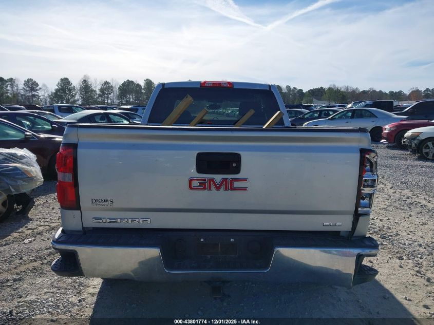 2015 GMC Sierra 1500 Sle VIN: 1GTV2UEC6FZ351431 Lot: 43801774