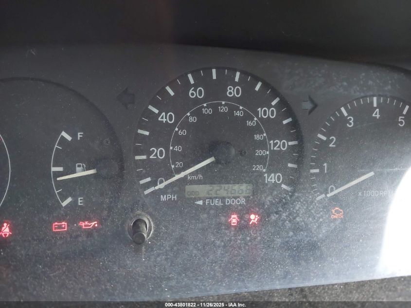 2000 Toyota Camry Ce VIN: 4T1BG22K9YU625219 Lot: 43801822