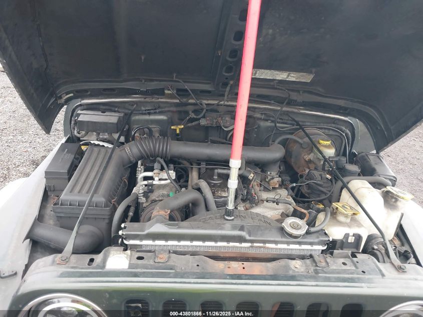 1998 Jeep Wrangler Sport VIN: 1J4FY19S2WP757196 Lot: 43801866