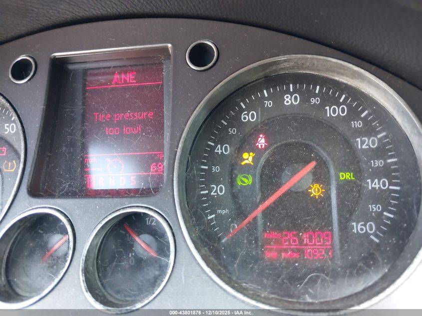 2008 Volkswagen Passat Turbo VIN: WVWJK73C58E204126 Lot: 43801876