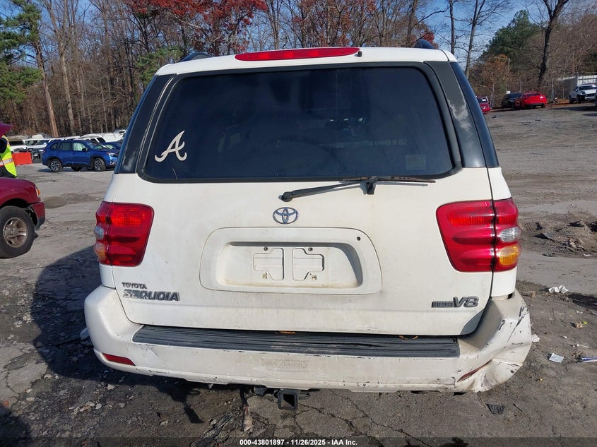 2003 Toyota Sequoia Limited V8 VIN: 5TDZT38A93S149375 Lot: 43801897